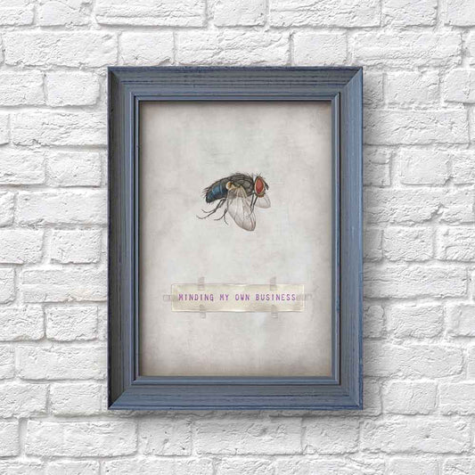 Fly Minimalist Art Print S&G Studio