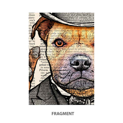 Staffordshire bull terrier art print