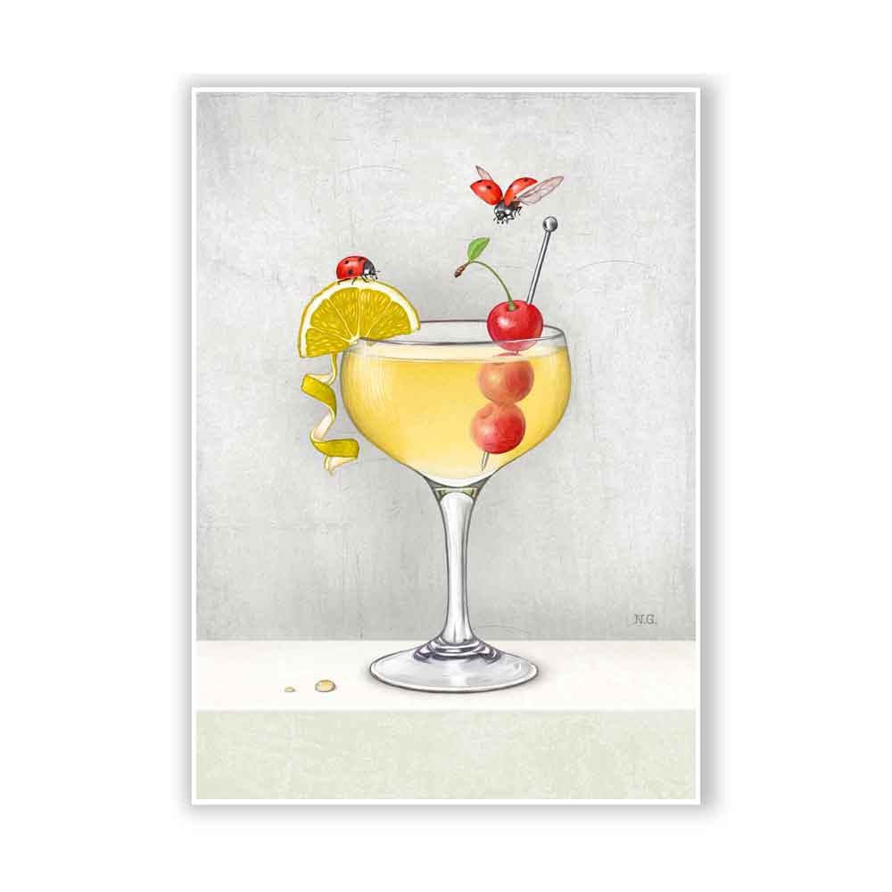 Daiquiri Cocktail Art Print S&G Studio