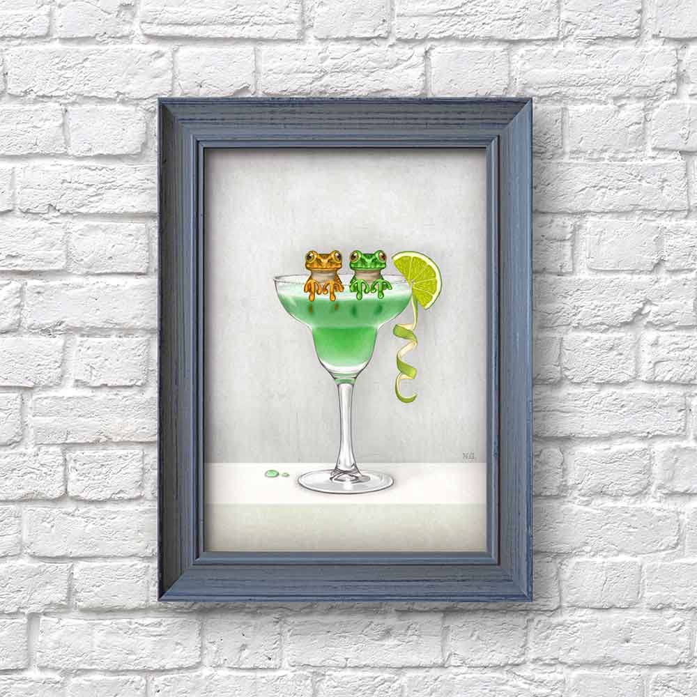 Frozen Margarita Art Print S&G Studio