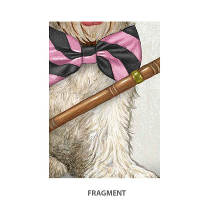 Maltese Dog Dr Watson art print S&G Studio fragment