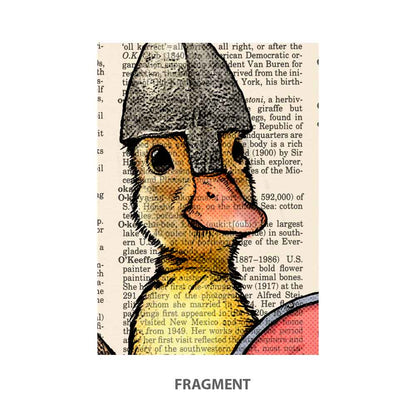 Little Duck viking art print S&G Studio fragment