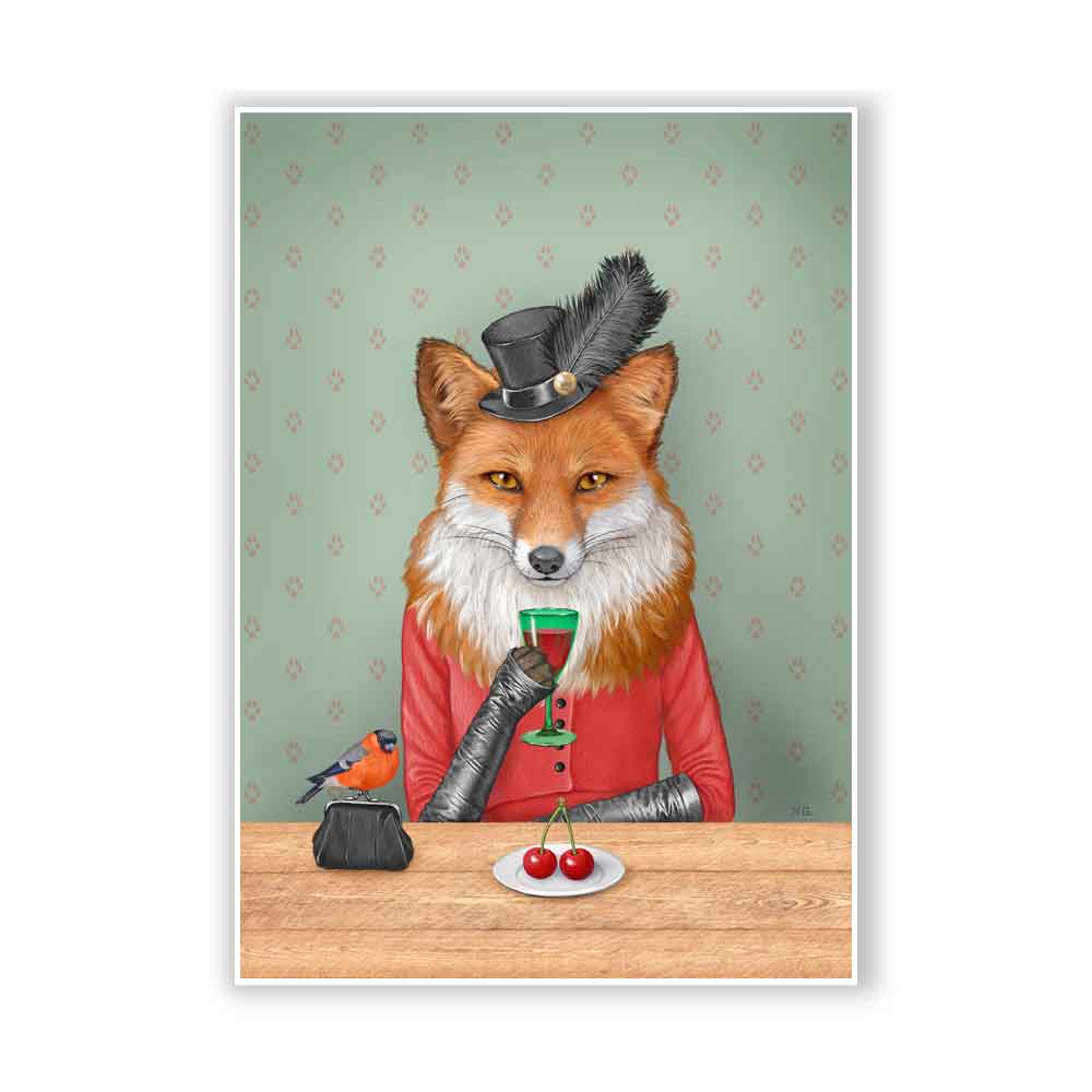 Cherry for Lady Fox illustration of S&G Studio