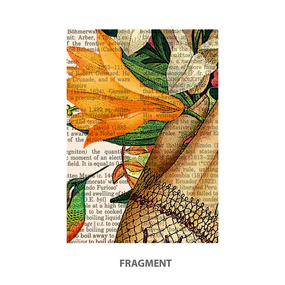 Hand with lilies art print S&G Studio fragment