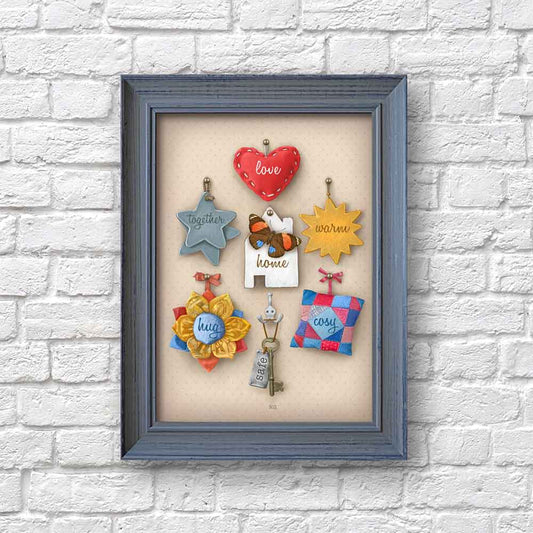 Home Charm Art Print S&G Studio