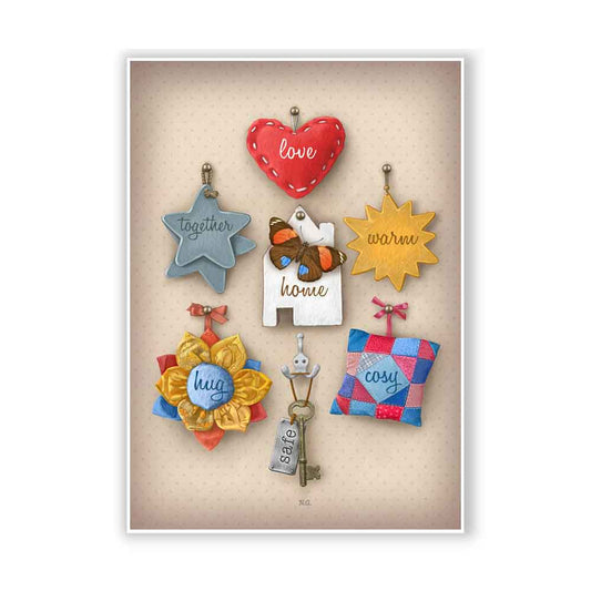 Home Charm Art Print S&G Studio