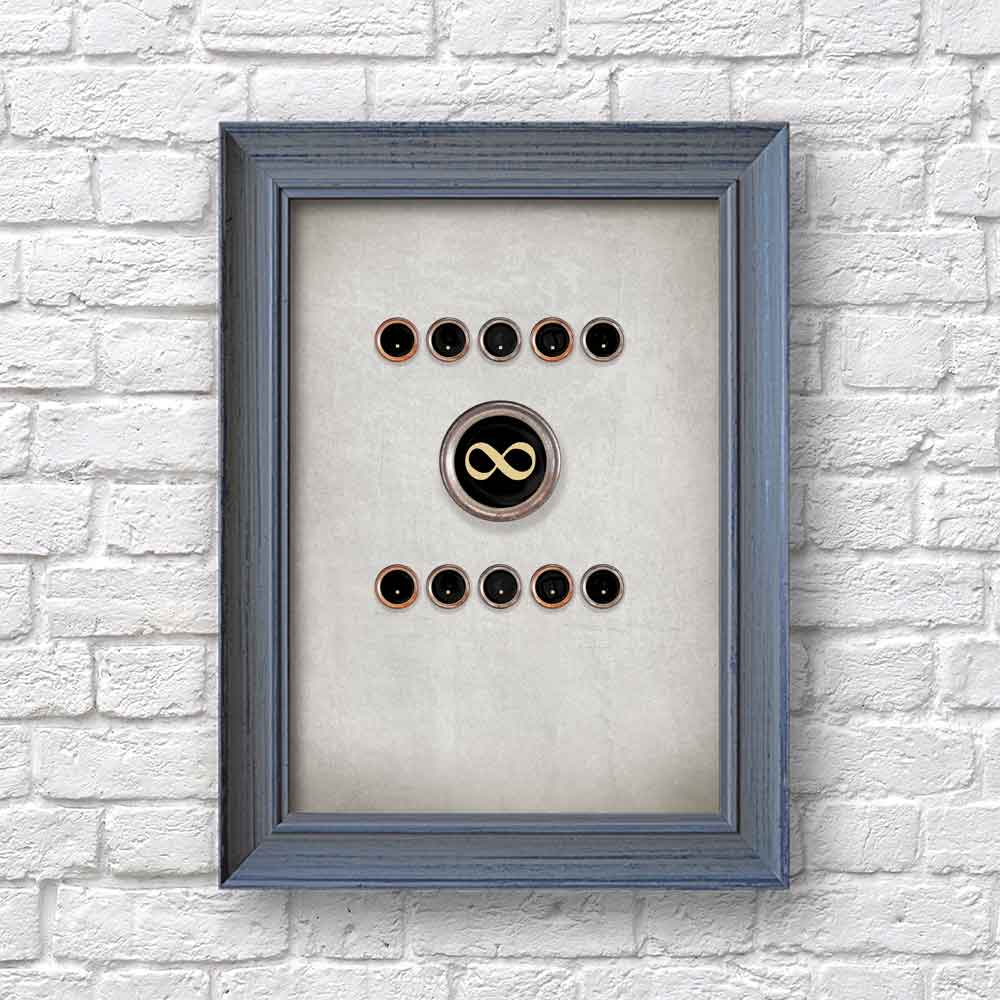 The Infinity symbol art print S&G Studio