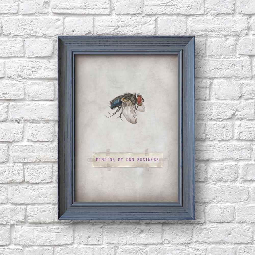 Fly Minimalist Art Print S&G Studio