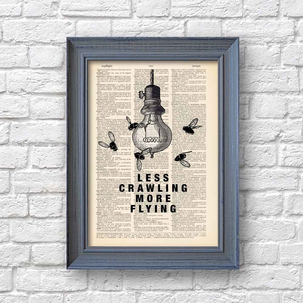 Motivational whimsey art print S&G Studio