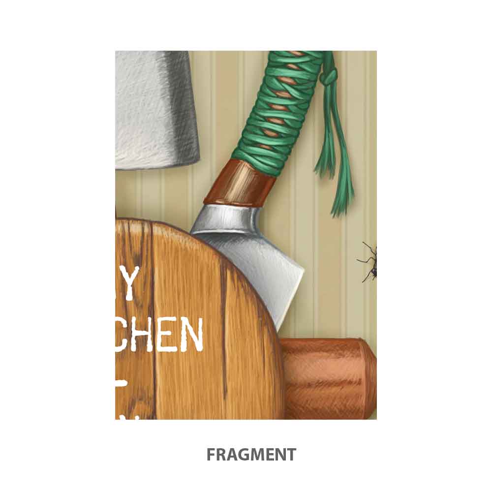 My kitchen - my rules! Art Print S&G Studio fragment