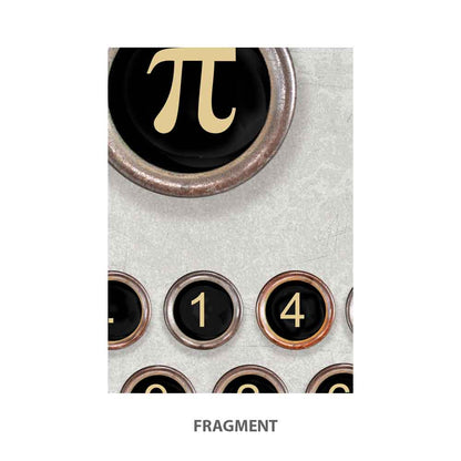 Pi mathematics art print S&G Studio fragment