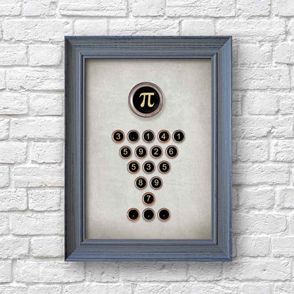 Pi mathematics art print S&G Studio