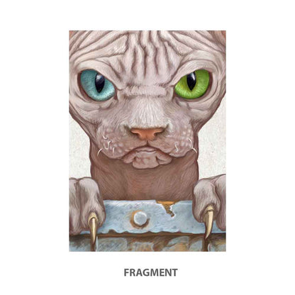 Sphynx Cat Art Print S&G Studio fragment