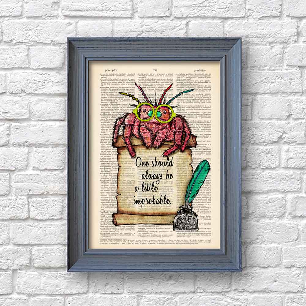 Oscar Wilde quote art print S&G Studio