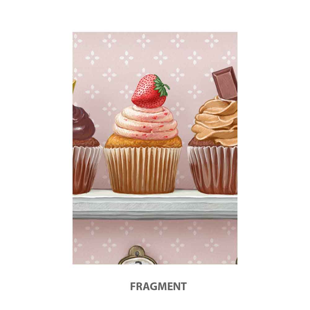 Donuts and Cupcakes Art Print S&G Studio fragment