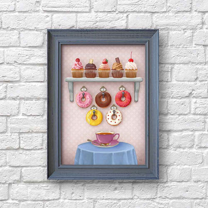 Donuts and Cupcakes Art Print S&G Studio